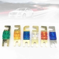 5Pcs 30/40/60/80/100A Nickel Plated Car Stereo Audio 32V AFS Mini ANL Fuses Auto Stud Fuse Circuits Protection Fuse High Quality