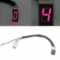 NEW Universal 5 Gears Motorcycle LED Digital Gear Indicator Motorcycle Display Shift Lever Sensor|Instruments| - Offi