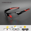 Comaxsun Photochromic Cycling Glasses Discoloration Glasses Mtb Road Bike Sport Sunglasses Bike Eyewear Bicycle Goggles 2 Style