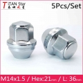 5pcs M14 X 1.5 Oem Oe Factory Store Wheels Rims Acorn Lug Nuts For Ford Mustang Edge Lincoln Mkx Titan Star - Nuts & Bolts -