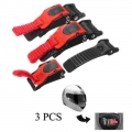 3Pcs/Set Adjustable Motorcycle Helmet Plastic Pull Buckles Quick Release Motocross Helmet Pull Buckle |Helmets| -