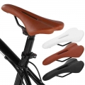 Mountain Bike Saddle Thicken Hollow Bicycle Seat Comfortable Shock Proof Bicycle Saddle Soft Bike Cushion For Outdoor Riding - B