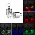 Neon Lights Tyre Wheel Valve Cap Light LED Flash Car Tire Valve Caps Air Cover Tire Rim Valve Wheel Stem Cap Bike Light|Electric