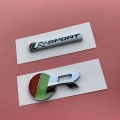 R Green Red Badge R-sport Bar Emblem For Jaguar Xe F-pace Fender Trunk Car Styling Refitting Sport Car High Performance Sticker