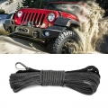 50ft 10000LBS Synthetic Winch Rope Line Recovery Cable For ATV UTV SUV Boat Truck Synthetic Towing String For Jeep Off Road 4WD|