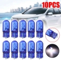 10pcs T10 12v 5w Halogen W5w 168 Wedges Xexon Signal Lamp Super White Instrument Light Reading Light Clearance Lamp - Signal Lam