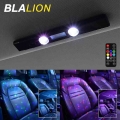 Led Rgb Car Atmosphere Lamp Usb Wireless Lamp Roof Star Light Multiple Modes Automotive Interior Ambient Decorative Party Lights