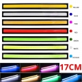 17cm 12v Cob Led Drl Driving Daytime Running Lights Strip Waterproof Car Styling Led Lamp Auto Car Working Light - Signal Lamp -