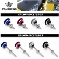 1.25" Universal Style Push Button Billet Hood Pins Lock Clip Kit For BMW ect Car Quick Pins PQY HPL04/05|Engine Bonnets|