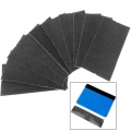 10pcs Black Cloth 10x3cm 10x5cm Fabric Replaceable Felt With Self Adhesive Glue For 3M Squeegee Car Vinyl Film Wrapping Scraper|