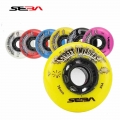 4 Pcs SEBA Street Invaders Inline Skates Wheels 84A Roller Skating Wheels FSK Slalom Sliding Tires for Powerslide Patines|Skate