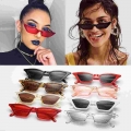 Women Vintage Cat Eye Sunglasses Small Frame UV400 Sun Shades Glasses Street Eyewear Luxury Trending Sunglasses|Motorcycle Glass