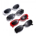 Summer Retro Sunglasses For Women Small Oval Frame Sun Glasses Shades Polarized Eyewear Uv400 Sunglasses For Cycling - Cycling S