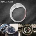 5'' Motorcycle Visor Ring Speedometer Cover Bezel Chrome For Harley Dyna FLD 2012 2017 Touring Road King 1999 2007 Softa