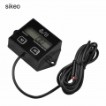 Battery Replacable Digital Engine Tach Hour Meter Tachometer Gauge Engine Rpm LCD Display for Moto Marine Chainsaw Pit Bike Boat