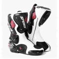 New Motorcycle Protective Gear Moto Racing Boots Microfiber Leather Long Style Boot Heel Buffer Riding Motocross Boots - Boots -