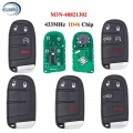 2/3/4/5 Buttons Remote Key Fob 433mhz For Dodge Durango 2014 2018 for Jeep with ID46 Chip 7953A GEN4 TOMBSTONE FCC: M3N40821302|