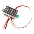 Mini 0.36 inch DC 0 100v 3 bits Digital Red LED Display Panel Voltage Meter Voltmeter tester|Volt Meters| - ebikpro.com