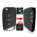 Mqb Car Key Modified Golf Mk8 Remote Key Shell For Vw Golf 7 Jetta Tiguan Polo Touran For Skoda Seat Mqb Upgrade Golf 8 Key Case