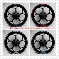 Motorcycle Wheel Stickers Reflective Rim Strips Decals 17" for Honda HRC CBR1000RR CBR600RR CBR500R CBR300R CBR250R CBR 650