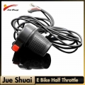 Jueshuai Electric Bike Half Twist Throttle Light Horn Button Switch Electric Scooter Half Throttle Speed Handle Gas|Electric Bic