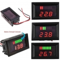 1pc 24/36/48/60V Car Voltmet Electric Vehicle Electricity Meter DIY Mini Voltmeter Tester Digital Voltage Test Battery Gauge|Vol