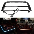 Car Instrument Cluster Audio Radio Frame Dashboard Cover Led Ambient Light Interior Accessories For Bmw F30 F31 F32 Serie 3 F80