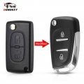 Dandkey For Peugeot 308 207 307 3008 5008 For Citroen C2 C3 C4 C5 C6 C8 Car Key Remote Flip Key Shell Case 2 Btn Ce0523 Ce0536 -