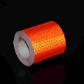 5cm*3m Car Reflective Tape Safety Warning Car Decoration Orange Sticker Reflector Protective Strip Film Auto Motorcycle Stickers