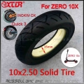 10x2.50 solid tire tubeless for Quick 3 ZERO 10X Inokim OX Folding Electric Scooter 10 inch Mini Motorrad Razor|Tyres| - Offic