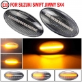 2pcs Led Dynamic Side Marker Turn Signal Light Sequential Blinker Light Amber Indicator For Suzuki Swift Jimmy Vitara SX4 Alto|S