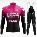 HUUB Purple 2021 Team Cycling Jersey Ribble Weldtite Bicycle Set Road Bike Shirt Suit MTB Maillot Ropa Ciclismo Cycling Clothing