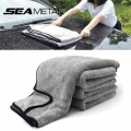 75X35/60x40 Thick Microfiber Towel Car Wash Cloth Auto Cleaning Door Window Care Strong Water Absorption For Car Wash Accessorie