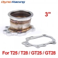 T25 T28 Gt25 Gt28 8 Bolt To 3" V Band Exhaust Manifold Converter Adaptor Flange Bx102187 - Turbocharger - ebikpro.com