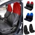 2PCS Car Front Seat Protector Cover Universal Waterproof Auto Seat Covers Car Seat Cover Breathable Cushion Protector|Automobil