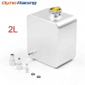 2l Litre Polished Alloy Header Expansion Water Tank & Cap Water Header Tank Coolant Overflow Tank Reservoir Kit - Fuel Tanks