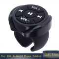 Wireless Bluetooth Media Button Remote Controller For IOS Android Phone Tablet Car Motorcycle Steering Wheel MP3 Music Play|Stee