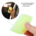 Foshio Soft Vinyl Car Wrap Squeegee Glass Wash Cleaning Tool Window Tint Foil Carbon Film Wrapping Install Scraper Water Remover