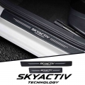 4pcs Car Accessories Interior Threshold Skyactive Car Sticker For Mazda 3 Bk 6 Gg Gh Gj Cx3 Cx5 Cx30 Cx7 Cx8 Cx9 Mx5 Rx8 - Inter