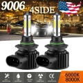 2PCS CarTnT Super Bright Car Headlight Bulbs H7 LED H9 HB3 9005 HB4 9006 H11 H8 LED Headlight 100W 20000LM 6000K 12V 8000K Lamp|