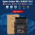 BT OBD2 Scanner Vgate vLinker MC+ BLE ELM327 For Android/IOS/Windows ELM 327 wifi Car Diagnostic Scan Tool PK OBDLINK MC|zed bul