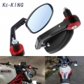 7/8" 22MM CNC Alloy Motorcycle Rear View Handle Bar End Side Rearview Mirrors FOR DUCATI MONSTER 797/821/1200 monster 696 1