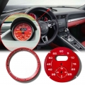 Red Dial Clock Gauge Chrono For Porsche Cayman 911 Macan Cayenne Boxster Panamer - Code Readers & Scan Tools - ebikpro.