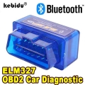 Bluetooth ELM327 Latest Version V2.1 V1.5 Auto OBD Scanner Code Reader Tool Car Diagnostic Tool Super MINI ELM 327 For Android|C