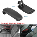 8P0864245P Pu Leather Center Console Arm Rest Storage Box Lid Cover Armrest Latch Cover Car Pad For Audi A3 8P A5 2003 2013|Inte