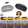 Side Marker Light Dynamic Led Turn Signal Flashing Indicator Blinker For Seat Ibiza 6l Cordoba Toledo Leon 1m For Skoda Octavia