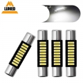 2/4pcs 29mm Festoon Led C5w Car 9 Leds 4014 Auto Interior For Sun Visor Vanity Mirror Lights Dc 12v - Signal Lamp - ebikpro