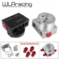 4 pcs AN6/AN8/AN10 FITTINGS + Oil Filter Sandwich Adaptor With Oil filter remote block with thermostat 1xAAN8 WLR5675BK|Fuel Sup