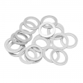 10pcs/pack Aluminum Washer Gasket Nut And Bolt Set Flat Ring Seal M8/m10/m12/m14 For Oil Drain Plug Gasket Sump Plug - Oil Pan G