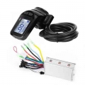 24/36/48/60v 350/450/500/1000w E-bike Brushless Controller Lcd Display Panel Thumb Throttle Electric Bicycle Scooter Controllers